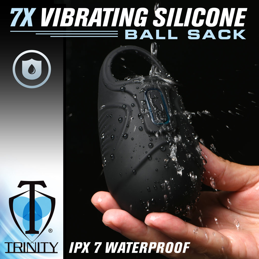 Trinity Men 7x Vibrating Silicone Ball Sack