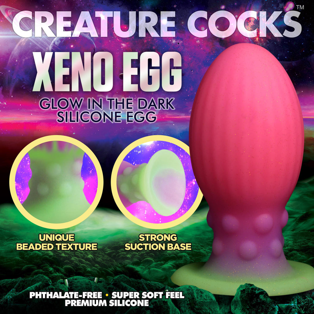 Creature Cocks XL Xeno Egg Glow In The Dark