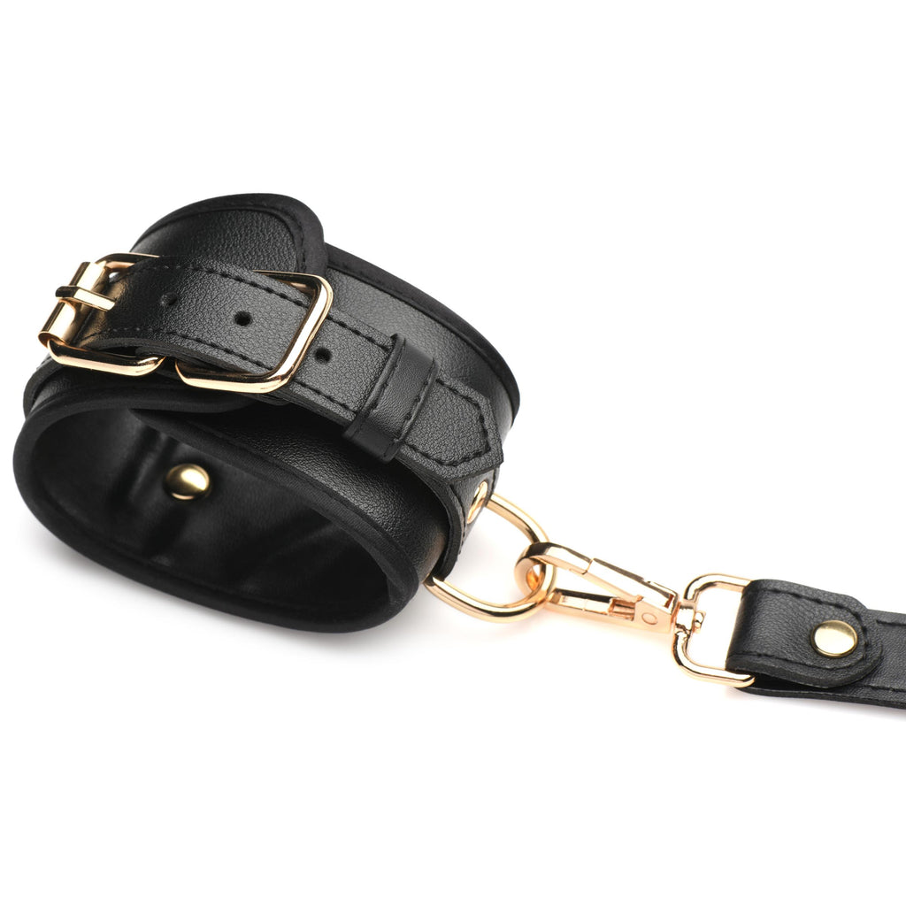 Strict Bondage Harness with Bows-Black XL-2XL