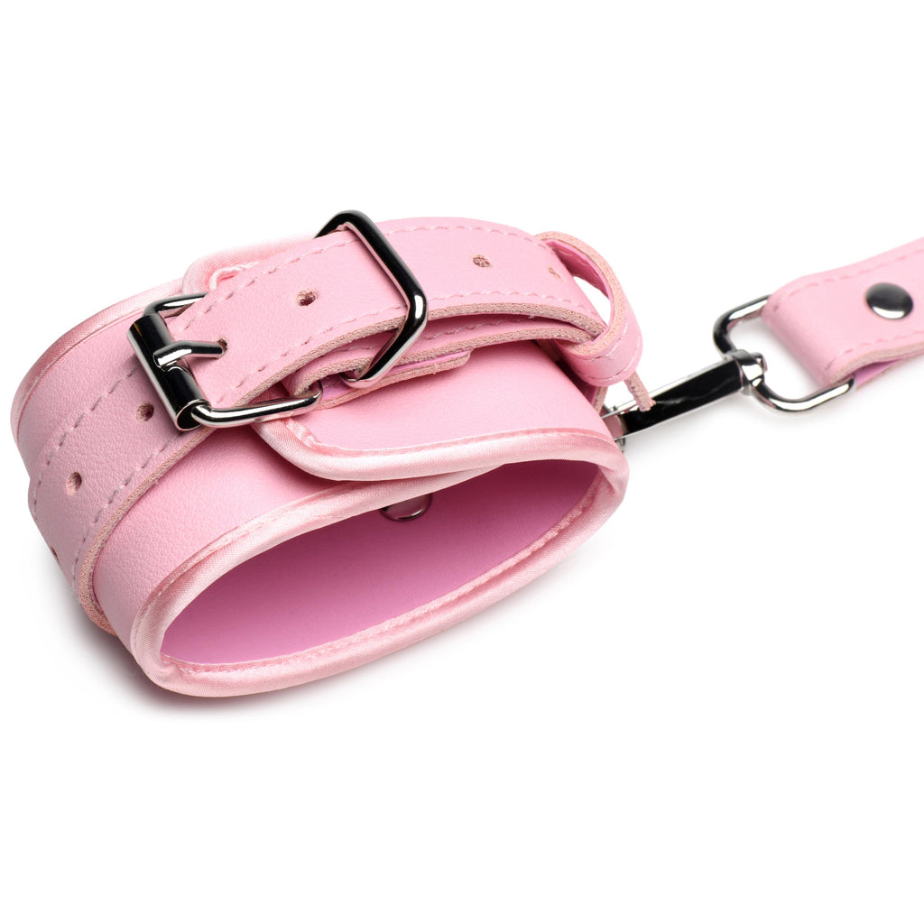 Strict Bondage Harness with Bows-Pink M/L