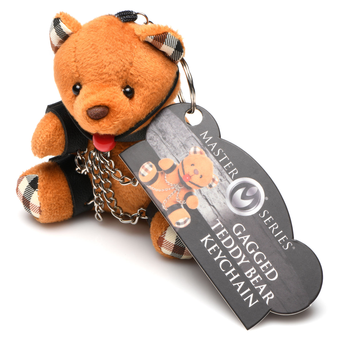 Master Series Teddy Bear Keychain-Gagged