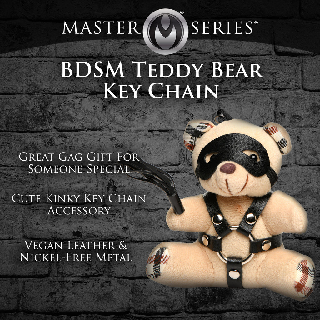 Master Series Teddy Bear Keychain-BDSM