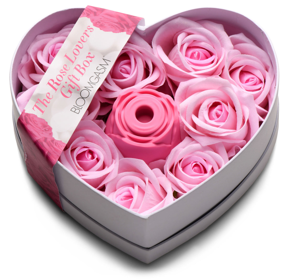 Bloomgasm Sucking Rose Heart Box-Pink