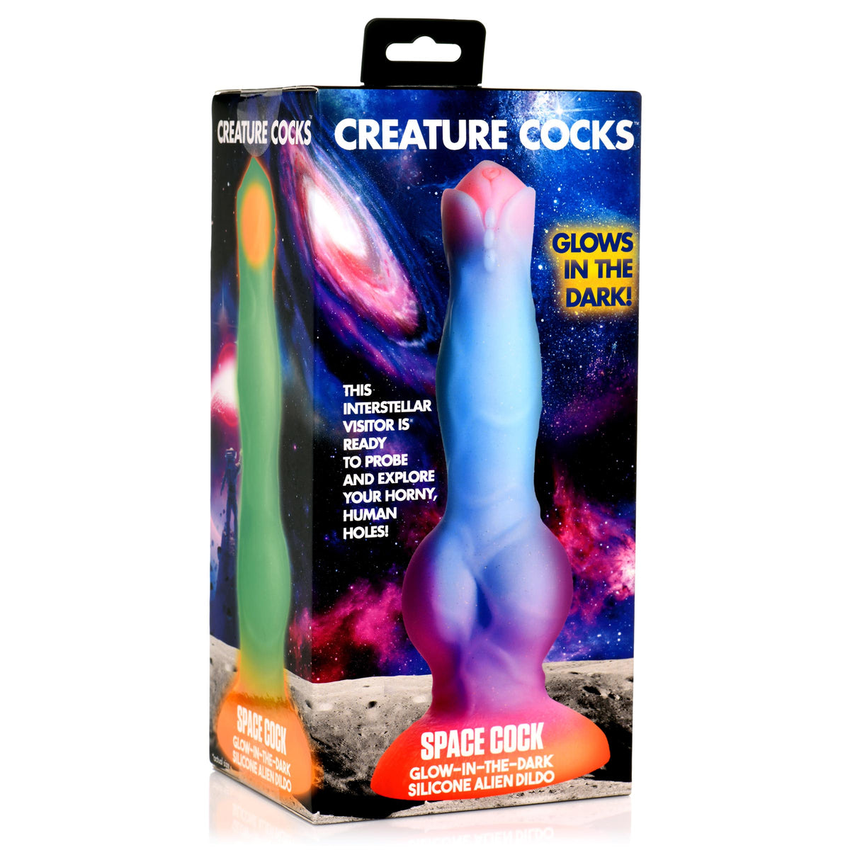 Creature Cocks Space Cock Glow In The Dark Alien Dildo