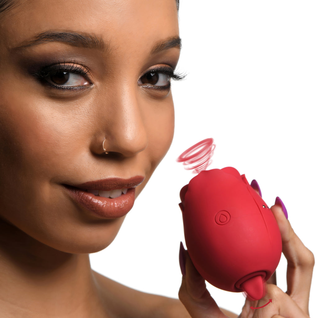 Bloomgasm The Double Tease Rose 10X Suck & Lick