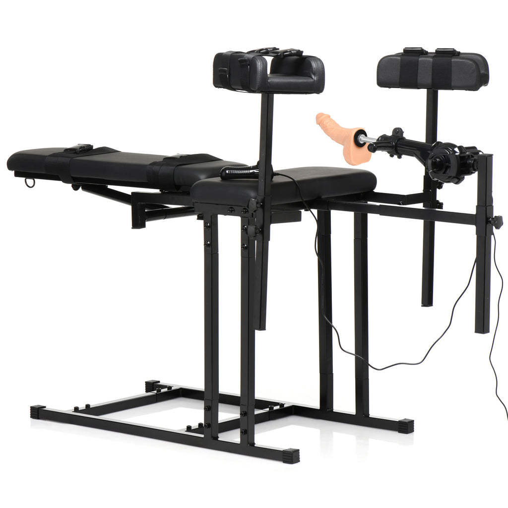 Obedience Chair with Sex Machine
