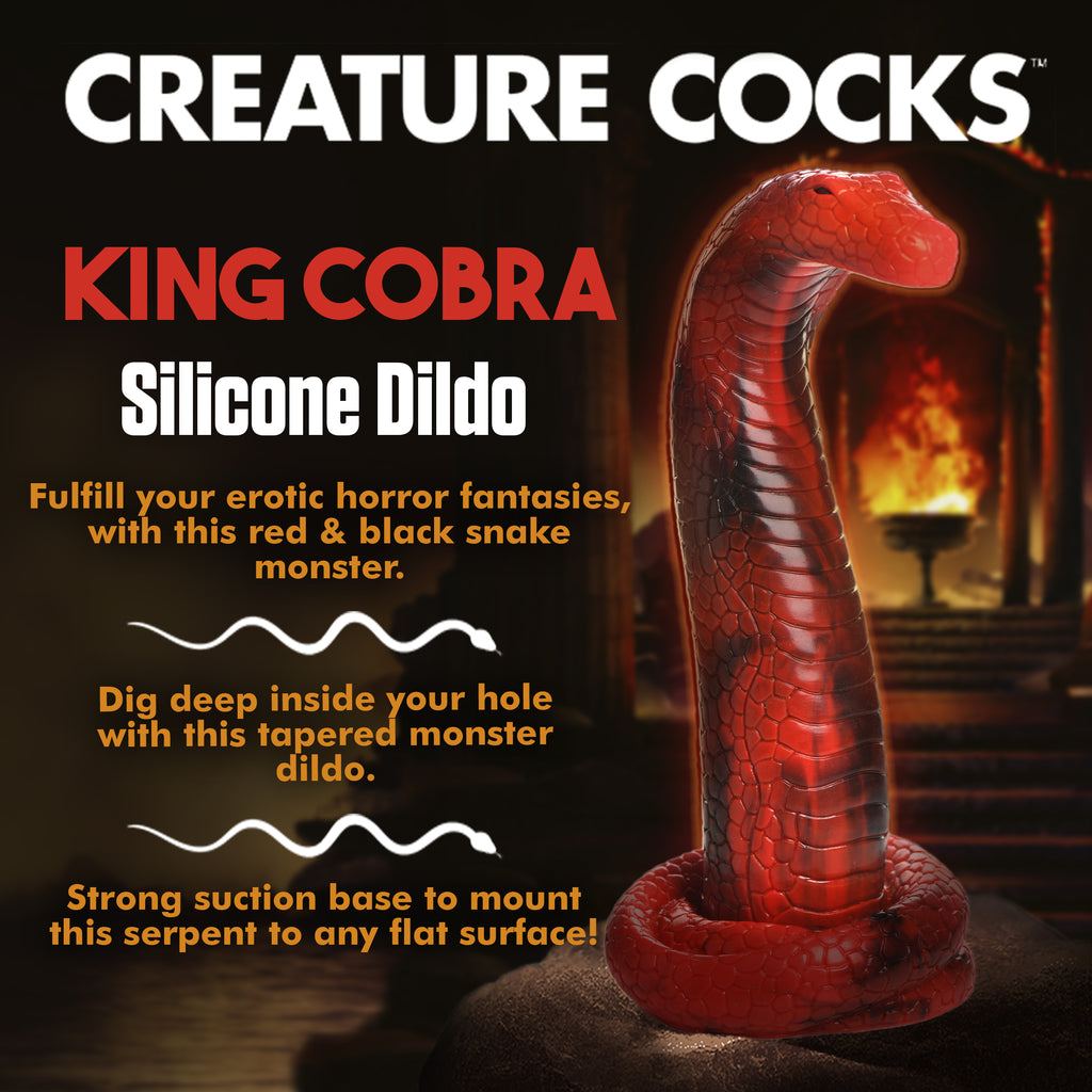 Creature Cocks King Cobra Silicone Dildo 8.5"