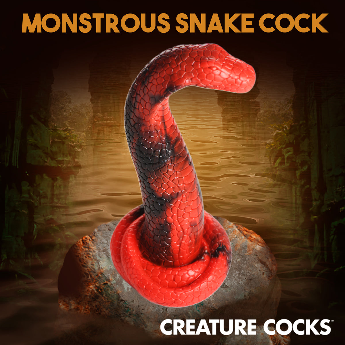 Creature Cocks King Cobra Silicone Dildo 8.5"