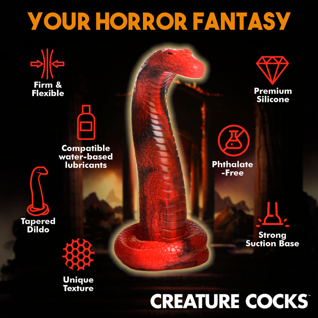 Creature Cocks King Cobra Silicone Dildo 8.5"