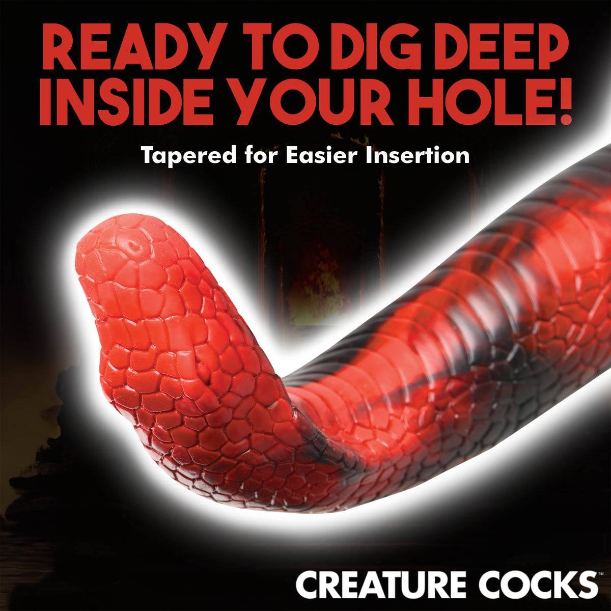 Creature Cocks King Cobra Silicone Dildo 8.5"