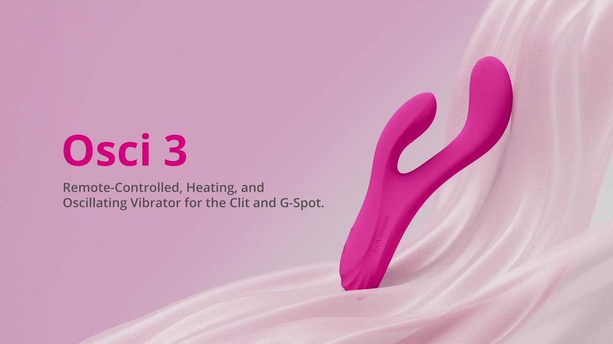 Lovense Osci 3 Oscillating G Spot Vibrator - Pink