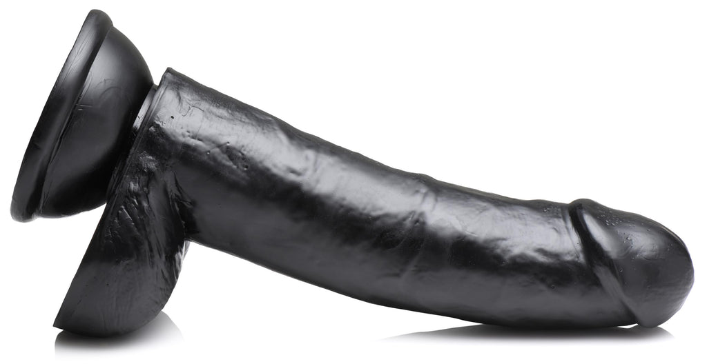 JOCK 8 Inch Dong with Balls Black