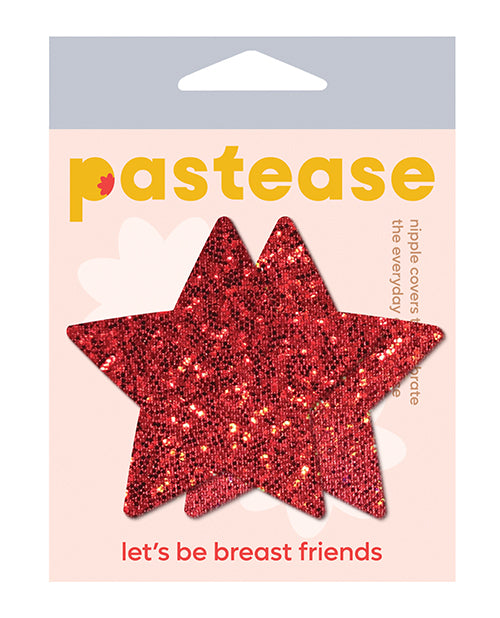 Pastease Glitter Star - Red O/S