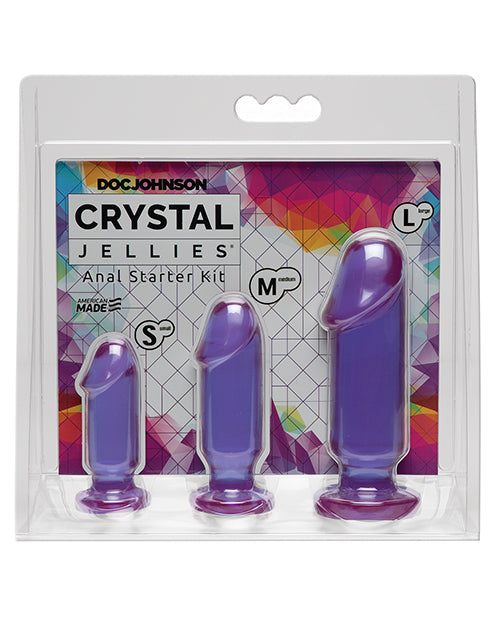 Crystal Jellies Anal Starter Kit - Purple