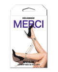 Merci Hogtie - Bind & Tie Wrist or Ankle Cuffs - 6 mm Hemp - Black