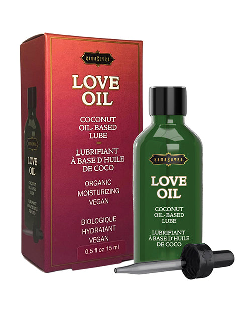 Kama Sutra Love Oil Coconut Oil-Based Lube - Mini