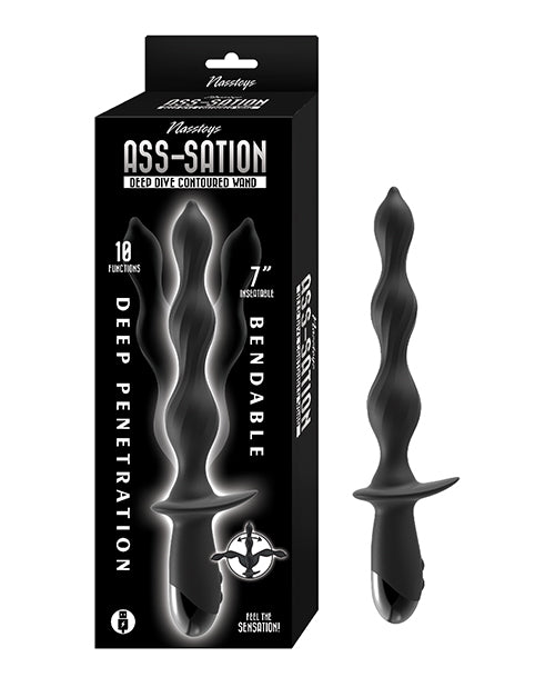 Ass-Station Deep Dive Contoured Wand - Black