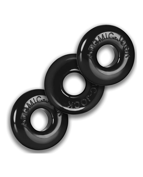 Oxballs Ringer Donut 1 - Black Pack of 3