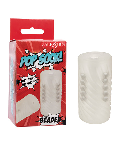 Pop Sock! Beaded Stroker - Clear