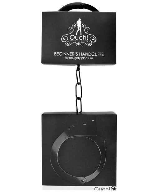 Shots Ouch Beginner's Handcuffs - Black