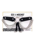 Sex & Mischief Chain Lace Garters