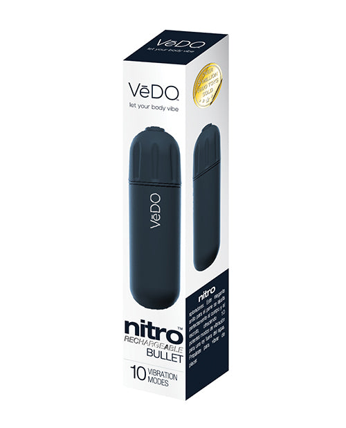 VeDO Nitro Rechargeable Bullet Vibe - Black