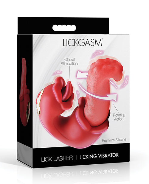 Lickgasm Lick Lasher Licking Vibrator - Red