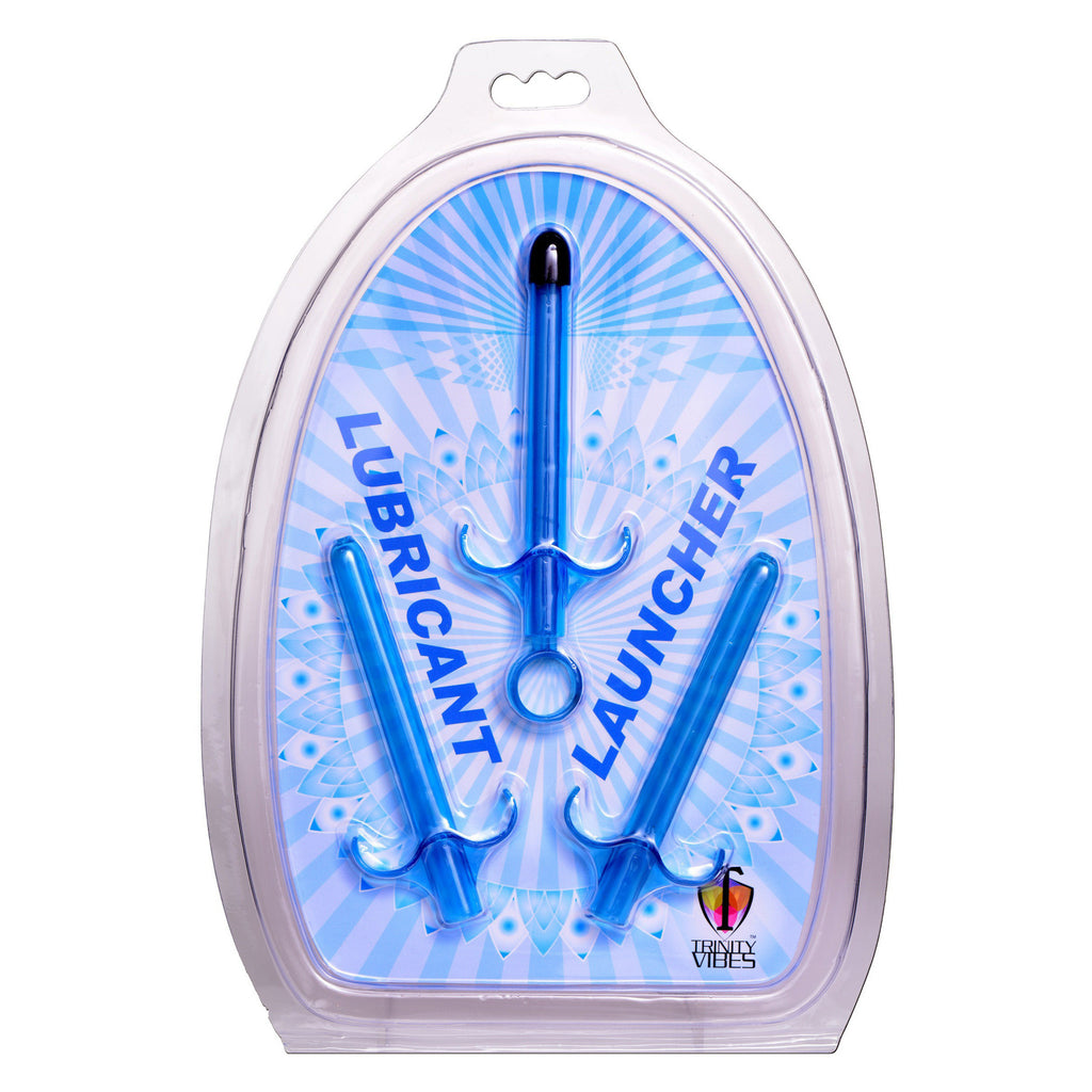 Trinity Vibes Lubricant Launcher 3 Piece Set-Blue