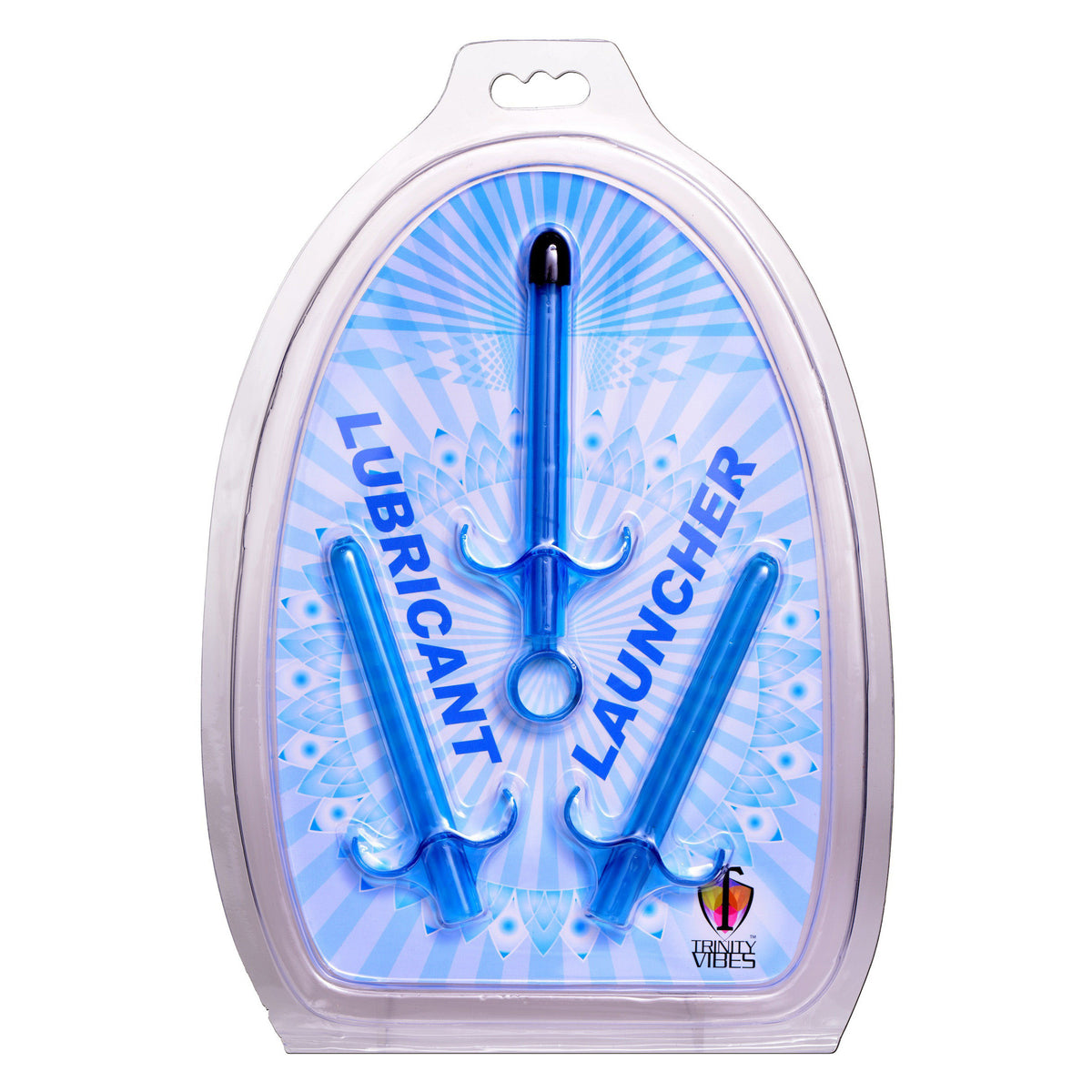Trinity Vibes Lubricant Launcher 3 Piece Set-Blue